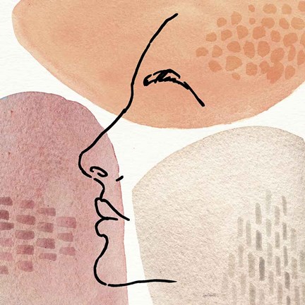 Framed Soft Figures IX Print