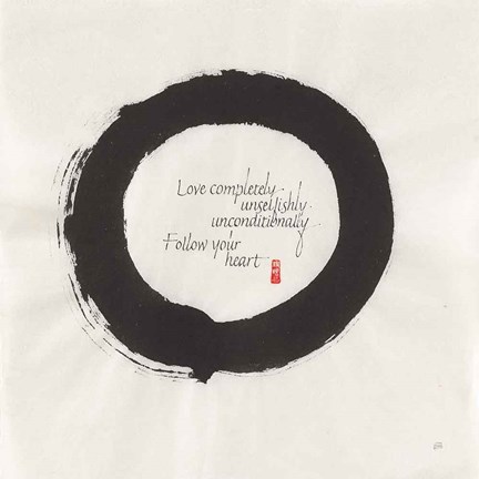 Framed Love Completely Print