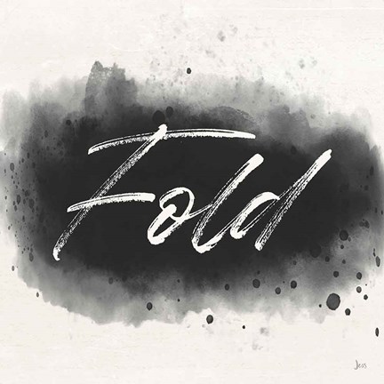 Framed Laundry Splash III Print