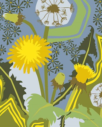 Framed Dandelion Print