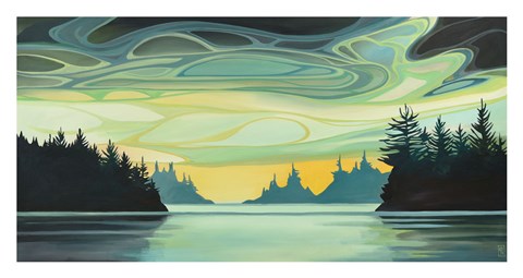 Framed Intricate Mist Print