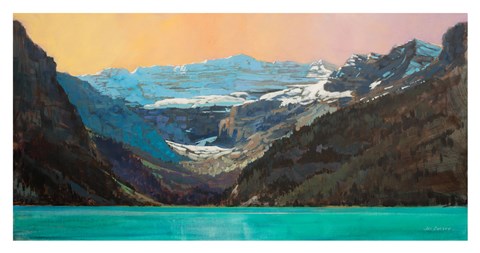 Framed Lake Louise Summer Print