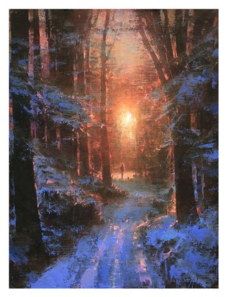 Framed Winter&#39;s Embrace Print