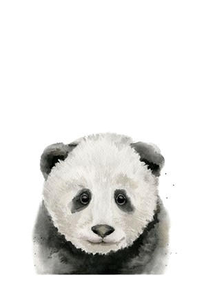 Framed Baby Panda Print