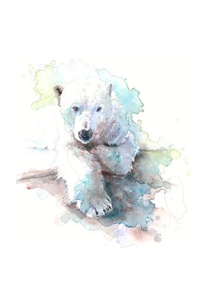 Framed Polar Bear Print