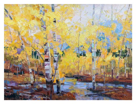 Framed Amarillo Autumn Print