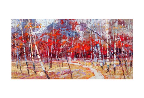 Framed Autumn Joy Print