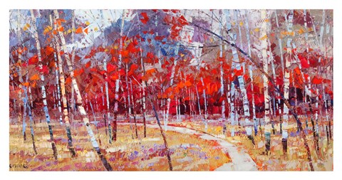 Framed Autumn Joy Print