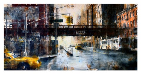 Framed PARK-West 23rd Street High Line Print