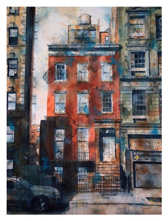 Framed Hold Out, 111 W. 13th Street Print