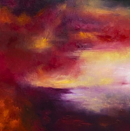 Framed Through the Mist Print