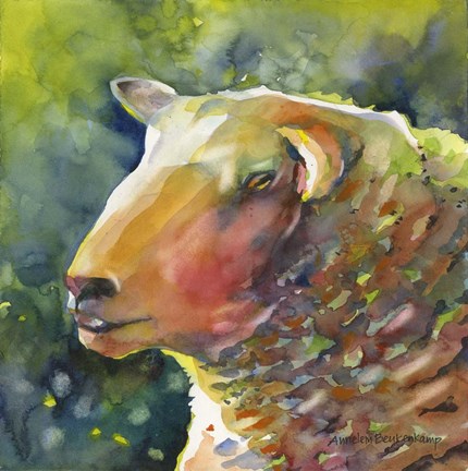Framed Ewe Look Baa - Velous Print