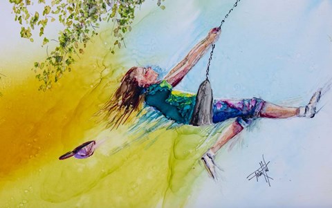 Framed I Can Touch the Sky Print