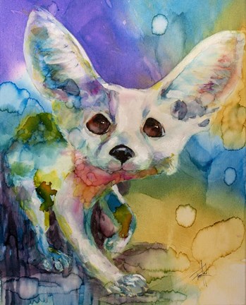 Framed I'm a Bit Fennec-y Print