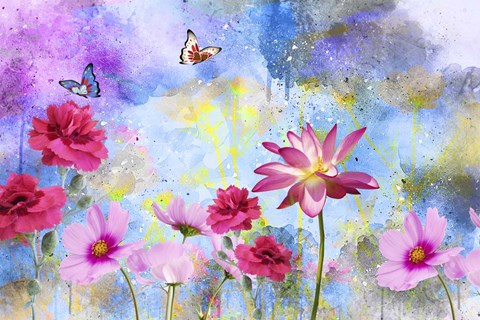 Framed Beauty in Light Print