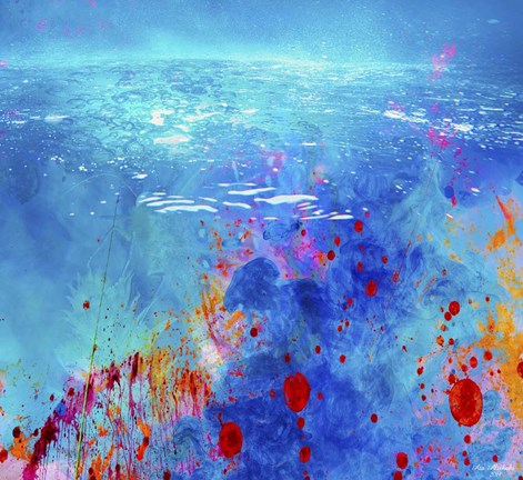 Framed Color Explosion 6 Print