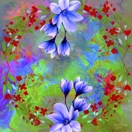 Framed My Colorful Mind 3 Print