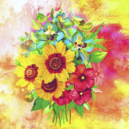 Framed My Colorful Mind 10 Print