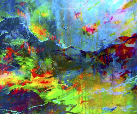 Framed Abstract 1A Print