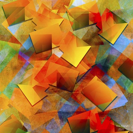 Framed Emotion Explosion 17 Print