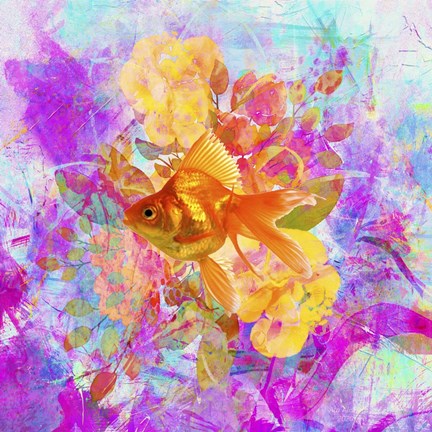 Framed Little Red Fish Print