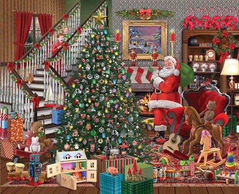 Christmas Joy Fine Art Print by Bigelow Illustrations- Exclusive at ...