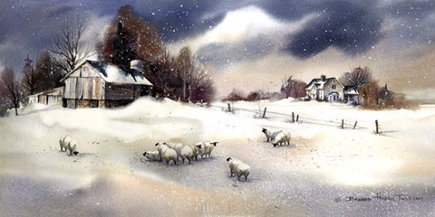 Framed Brians Barn Print