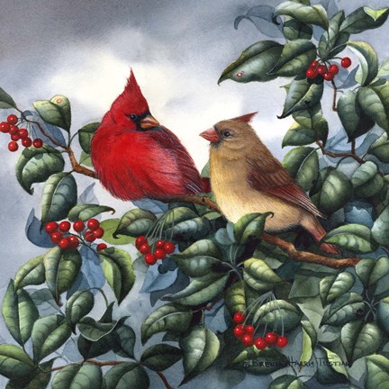 Framed Cardinal Print