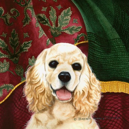 Framed Cocker Spaniel Print