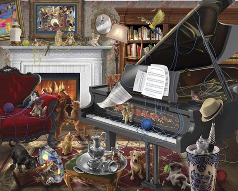 Framed Has Anyone Seen My Yarn Print