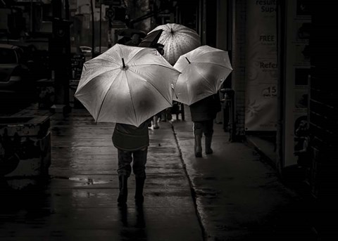 Framed It Was A Rainy Day No 13 Print