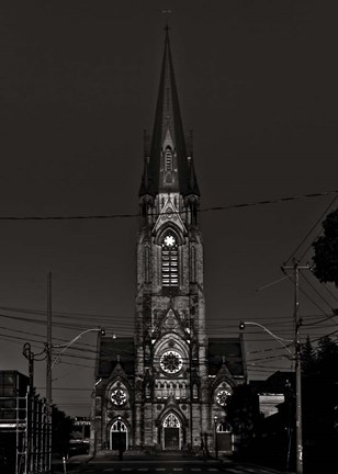 Framed St. Mary's Church No 1 Print