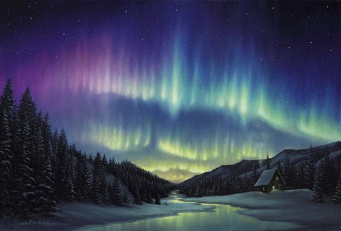 Framed Inviting Illumination Print