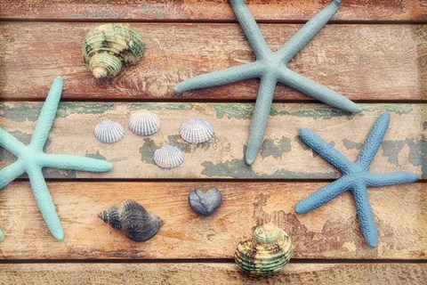 Framed Seaside Memories III Print