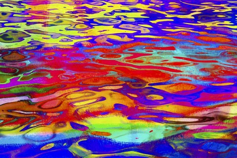 Framed Vivid Waves 25 Print