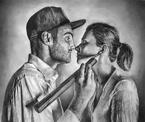 Framed Drawing - Muse Print