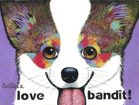 Framed Love Bandit Print