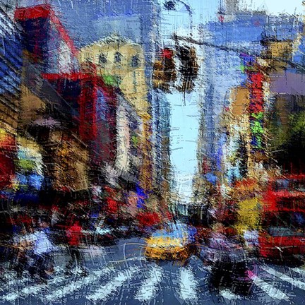 Framed Street A Print