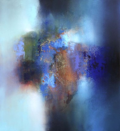 Framed September blue Print