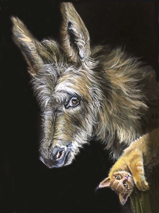 Framed Ms Jenny and Simba Print