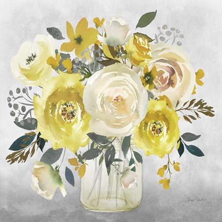 Framed Beautiful Floral Bouquet D Print