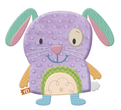 Framed FuddieDuds Bunny Print