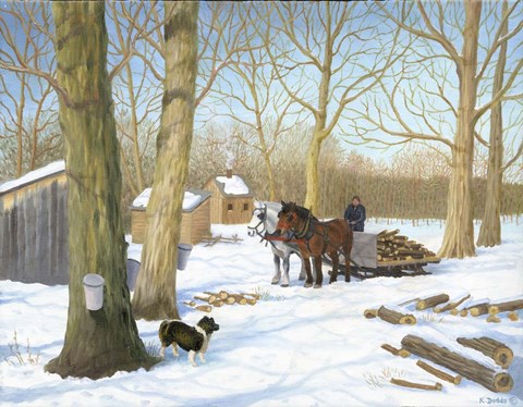 Framed Welcoming of Spring Print