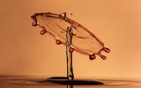 Framed Liquid Splash 2 Print