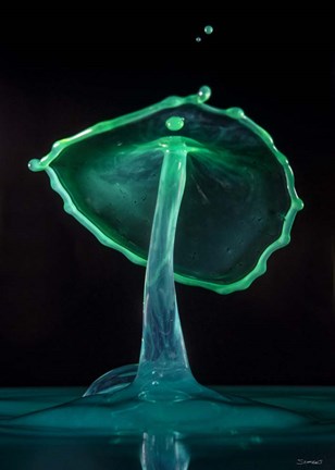 Framed Liquid Splash 4 Print