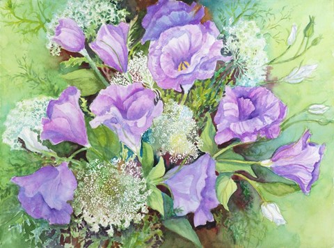 Framed Lavender and Lace Print