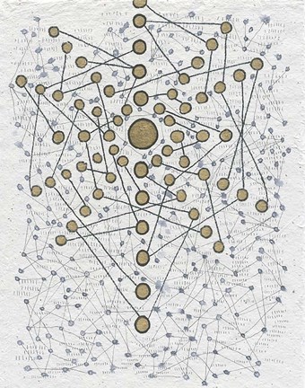 Framed Chakra Web Print