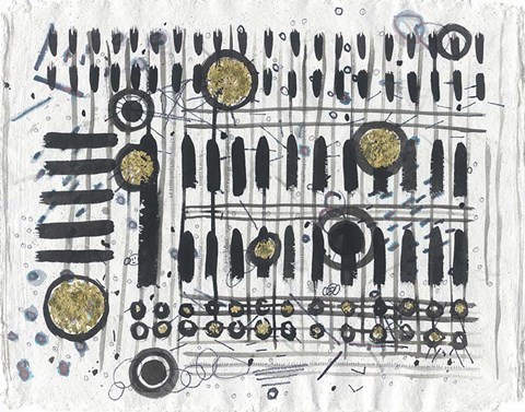 Framed Notes &amp; Keys Print