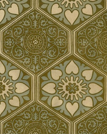 Framed Medallion Motif II Print