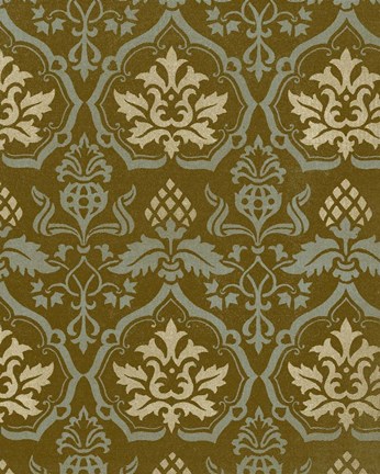 Framed Medallion Motif VI Print